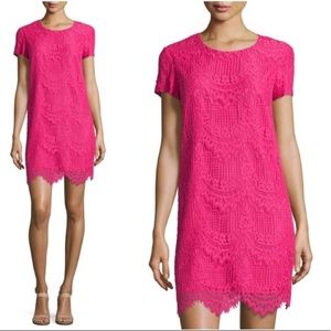 CeCe by Cynthia Steffe pink shift dress